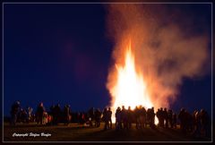 Osterfeuer in Bad Berleburg