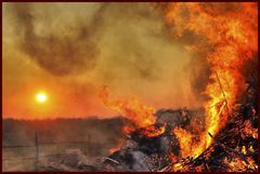 osterfeuer in gatow hdr