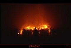 Osterfeuer in Horumersiel