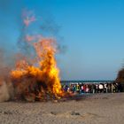 Osterfeuer in Niendorf