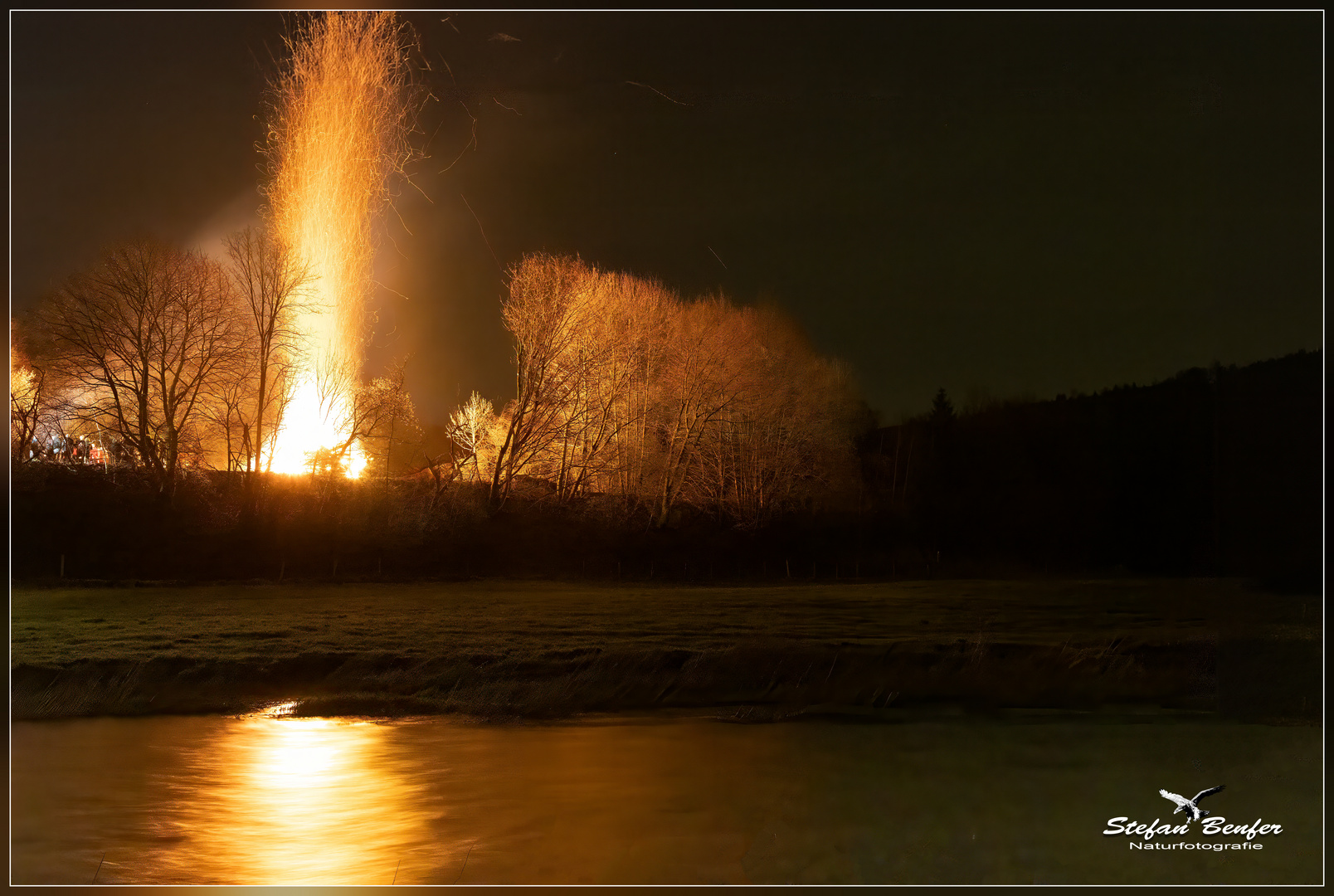 Osterfeuer in Raumland (Wittgenstein)