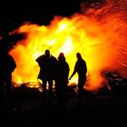 Osterfeuer in Südwestfalen