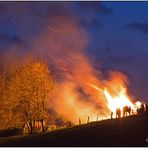 Osterfeuer in Wittgenstein