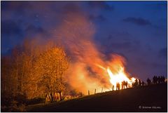 Osterfeuer in Wittgenstein