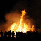 osterfeuer unterm vollmond in buchholz