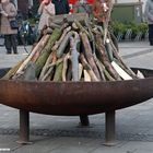 Osterfeuer vor St. Johannes d.T., Kirchhellen