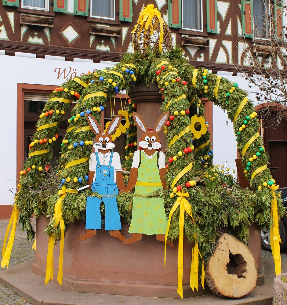 Osterglocken Brunnen Gau-Odernheim