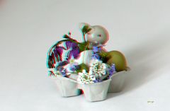 Osterhase - Anaglyphen