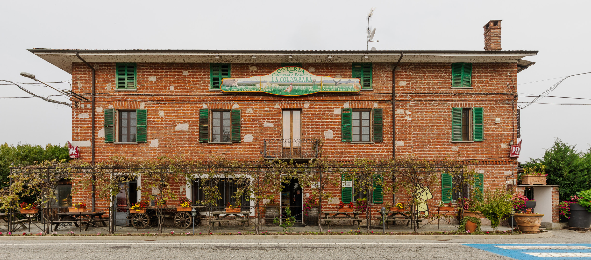 Osteria bei den Reisfeldern