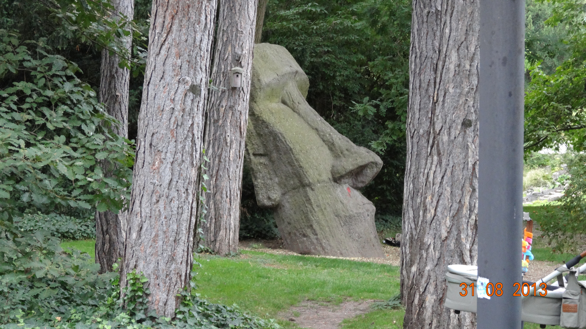 Osterkopf im Palmengarten