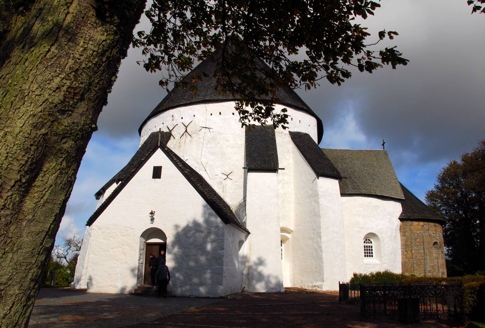 Osterlars Kirke auf Bornholm, Dänemark