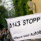 Ostermarsch gegen die Westumfahrung Halle durch 2 FFH - Gebiete