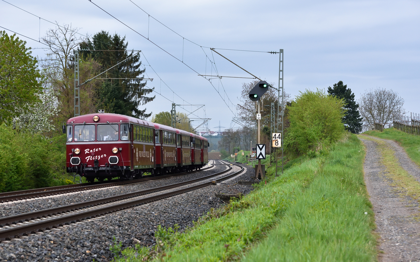 Ostermontag an der Frankenbahn.