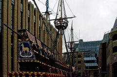 Ostern 2009 in London -->The Golden Hinde [Bild 08]