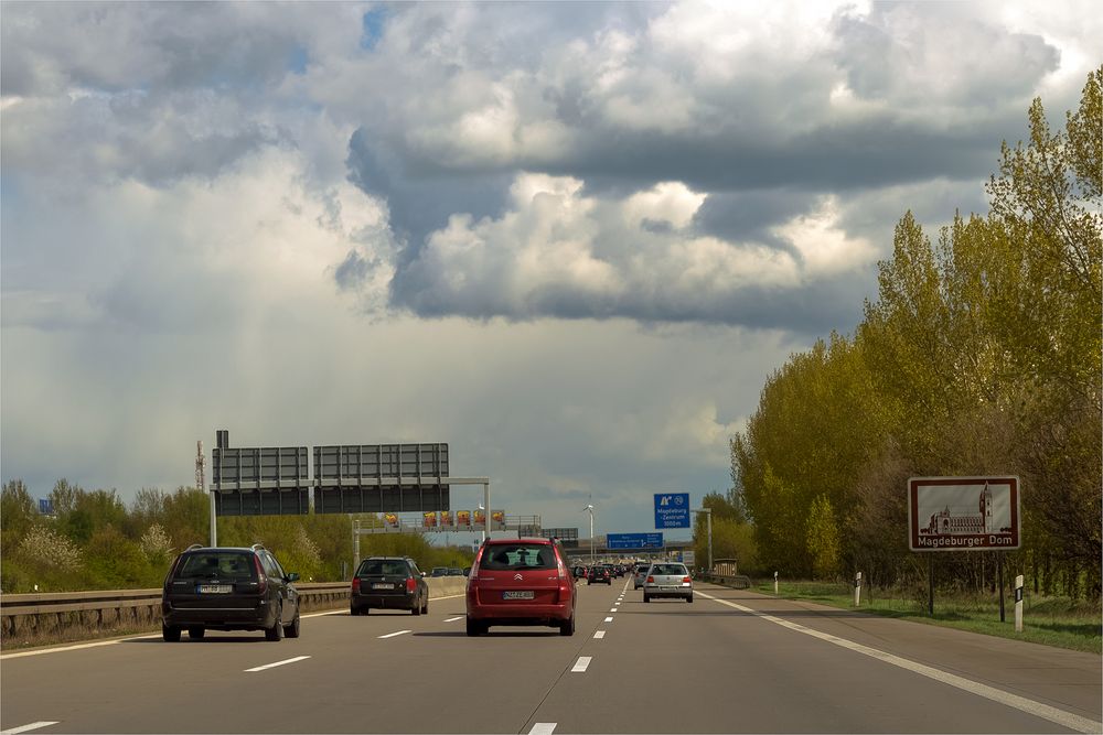 Ostern auf der Autobahn