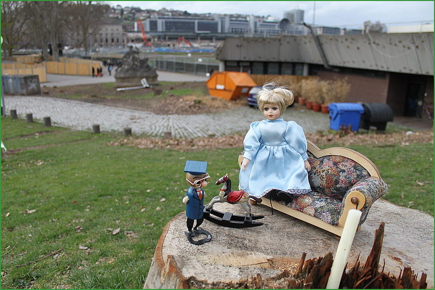 OSTERN - IDYLLE am Baufeld im Park - Stuttgart K21