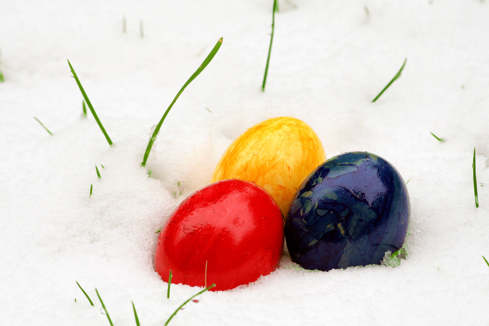 Ostern im Schnee