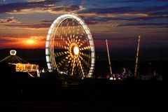 Osterplärrer bei Sonnenuntergang