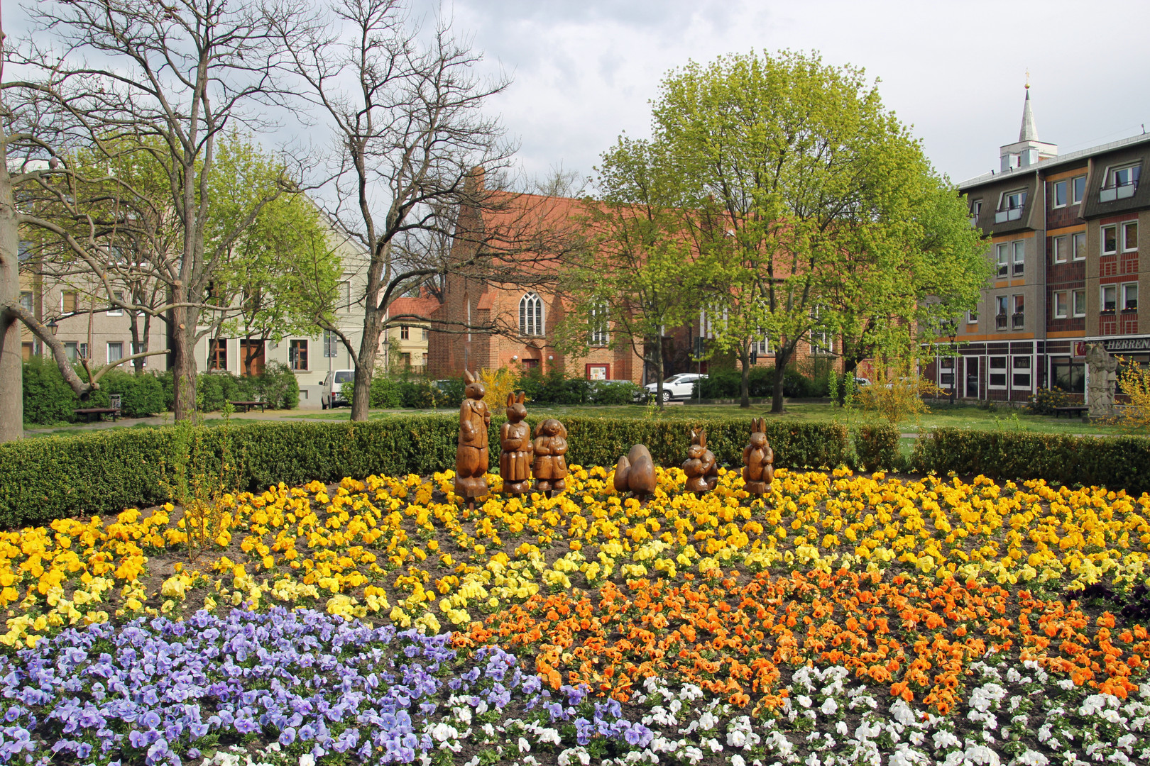 Osterschmuck in Cottbus