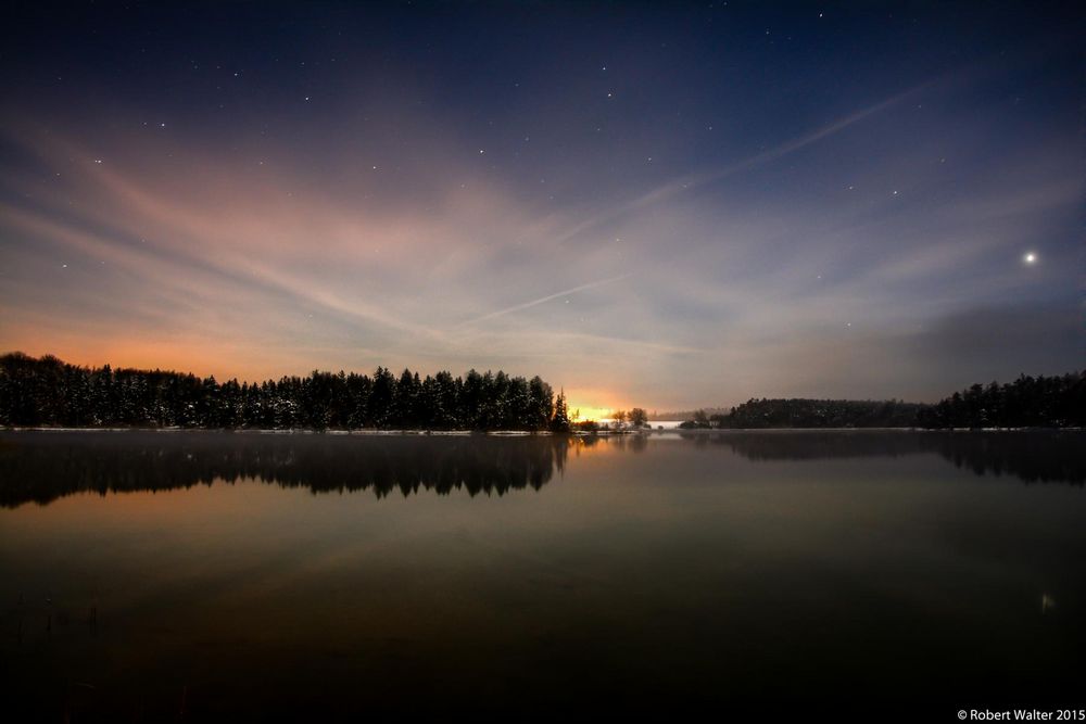 Osterseen bei Nacht