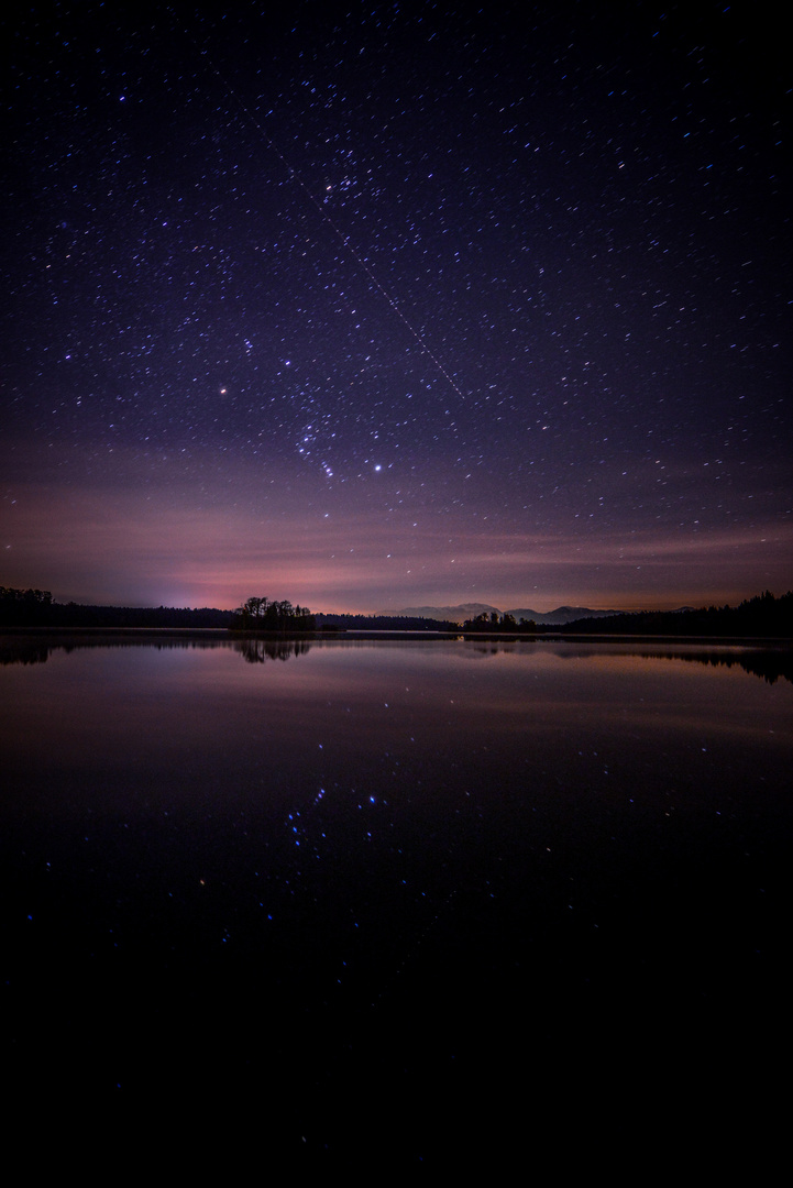 Osterseen unterm Sternenhimmel