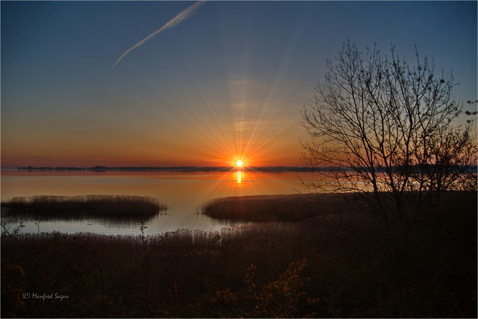 Ostersonntag - Sonnenaufgang am Strelasund...