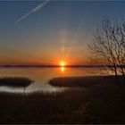 Ostersonntag - Sonnenaufgang am Strelasund...