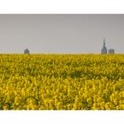 Osterspaziergang mit Blick auf Stralsund