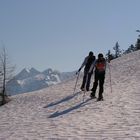 Osterwanderung zum Klosterkogel (1.565 mtr) mit Schneeschuhen