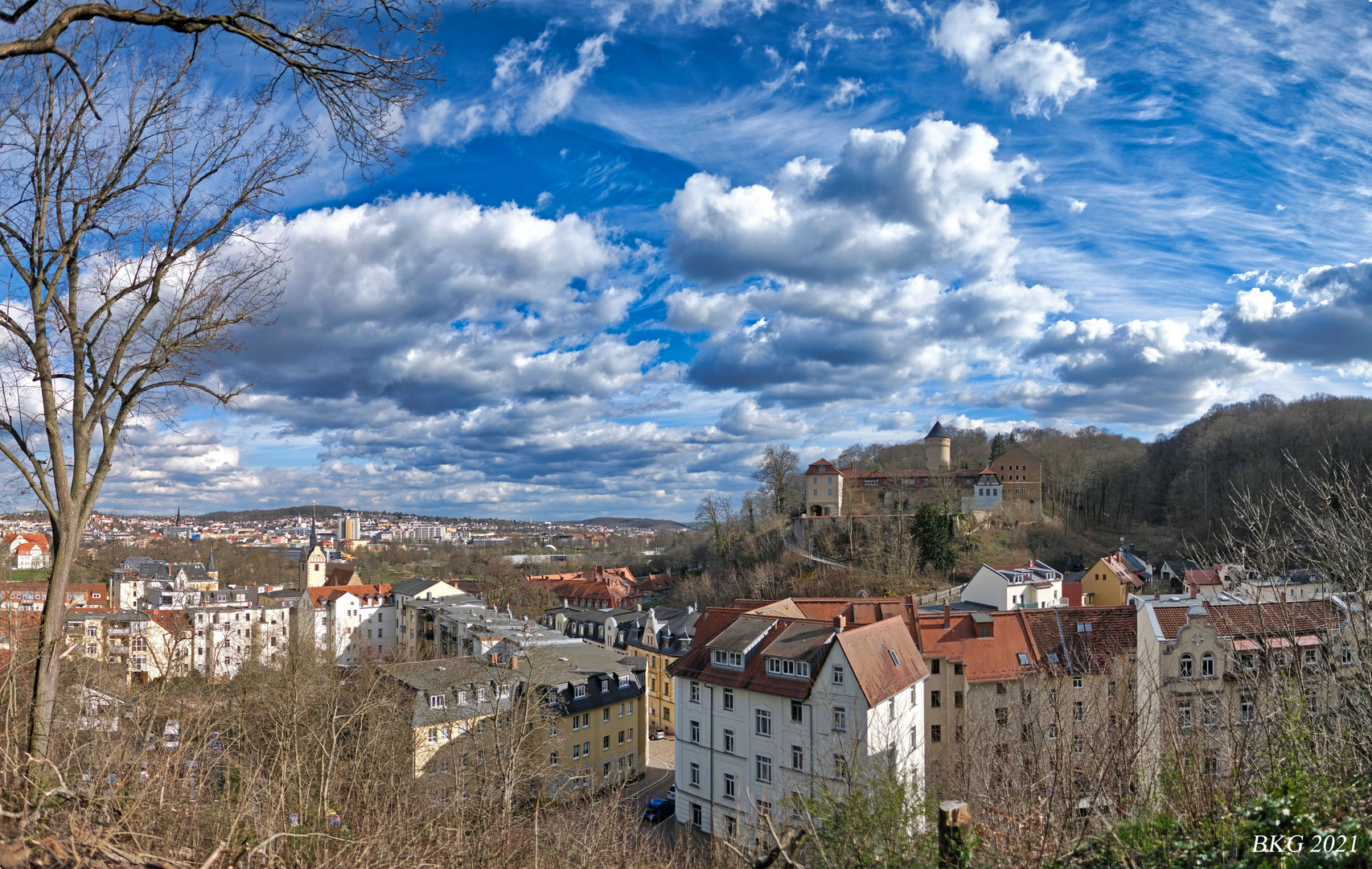 Osterwetter 2021 über Gera 