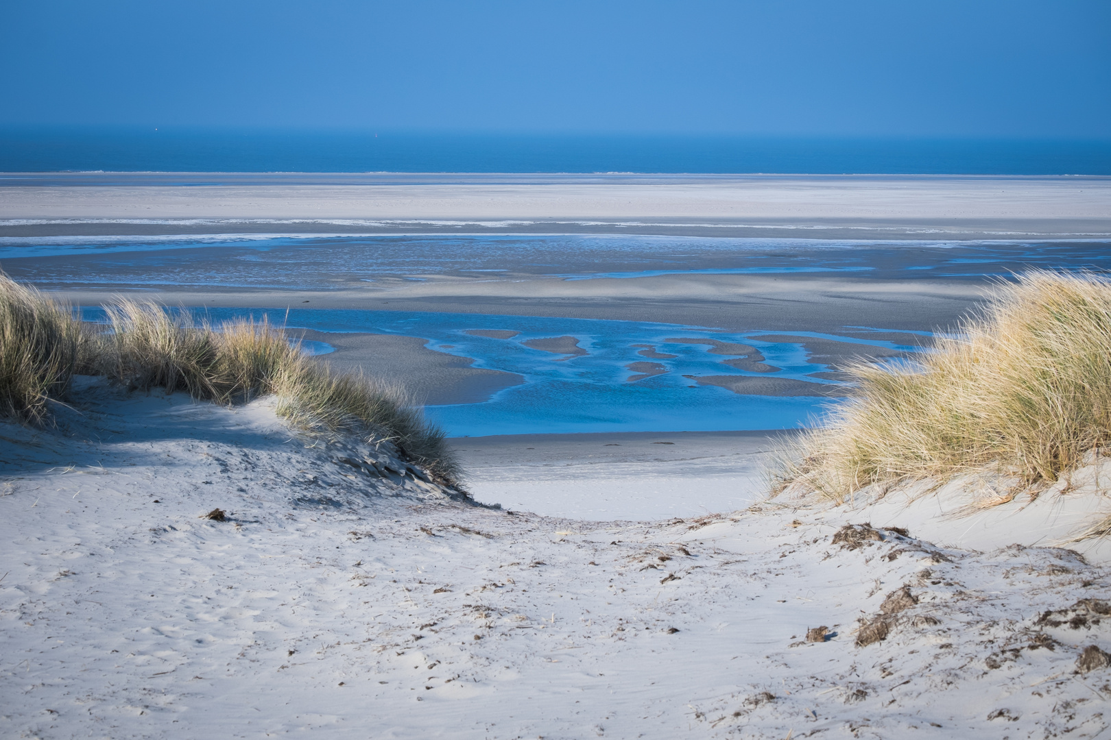 Ostfriesische Insel Langeoog im Februar 2017