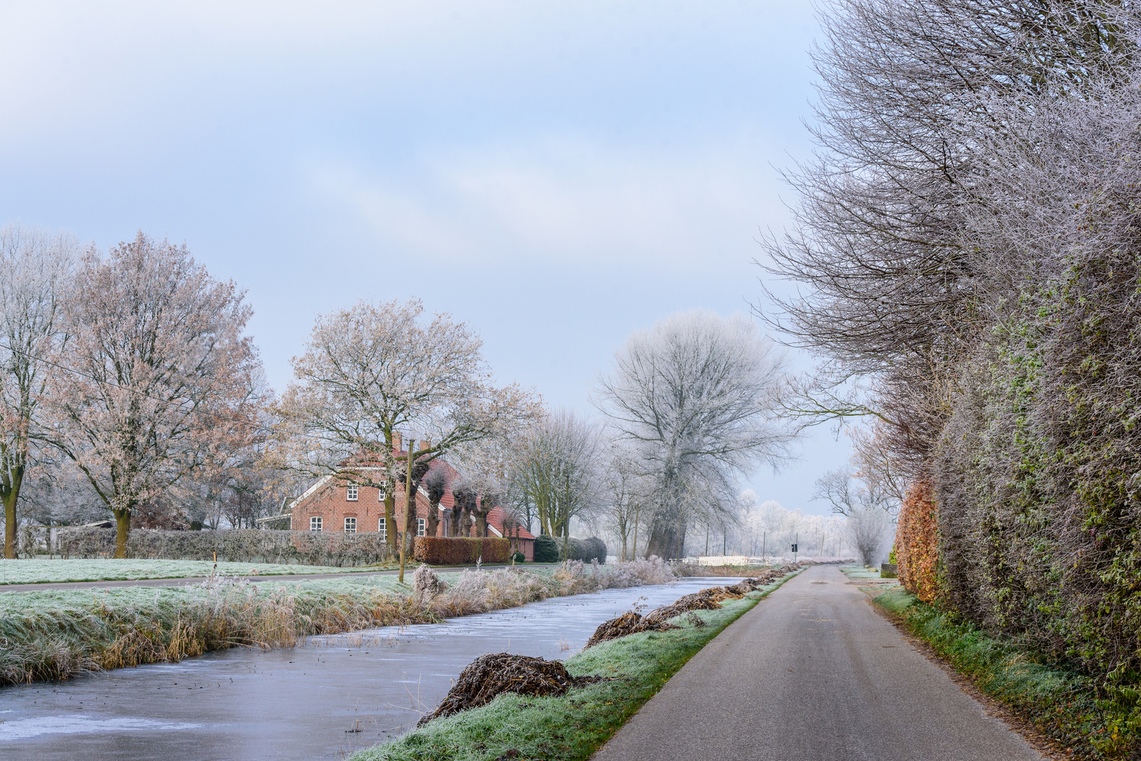 Ostfriesische Winterlandschaft