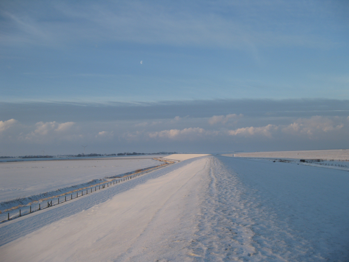 Ostfriesische Winterlandschaft