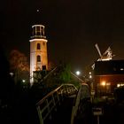 Ostfriesland bzw. Rheiderland bei Nacht: Ditzum
