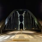 Osthafenbrücke bei Nacht