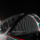 Osthafenbrücke bei Nacht