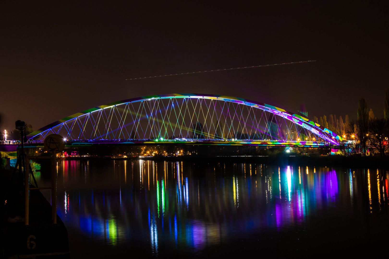 Osthafenbrücke Frankfurt