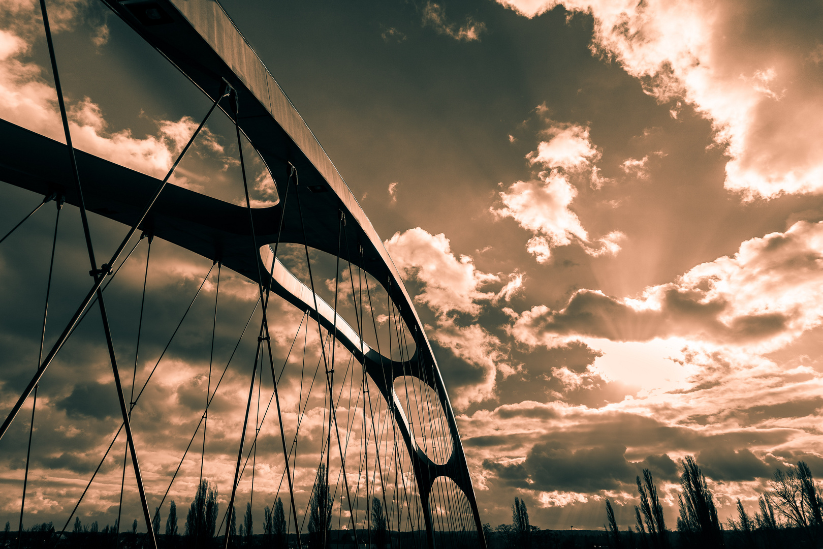 Osthafenbrücke Frankfurt am Main