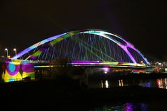 Osthafenbrücke Luminale 2014