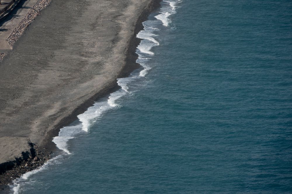 Ostküste Sizilie Lavasand Strand