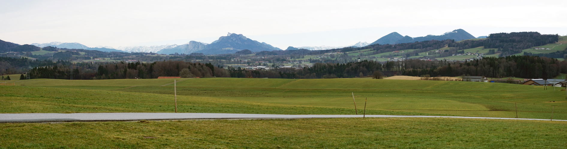 Ostpanorama von Wies/Seekirchen aus