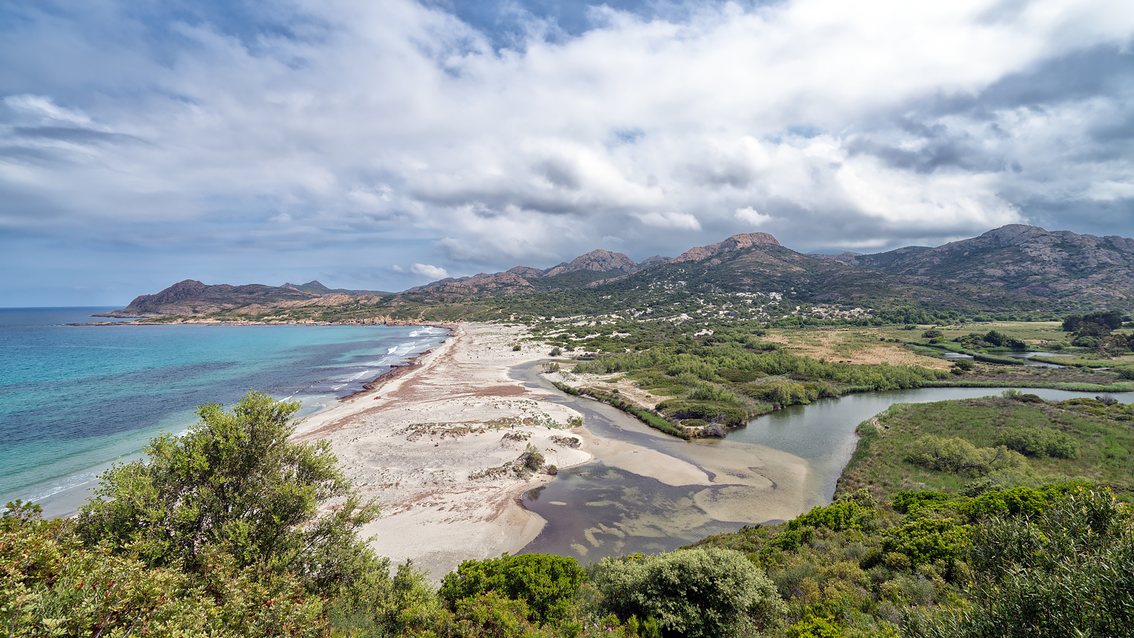 Ostriconi Beach ,Palasca Korsika