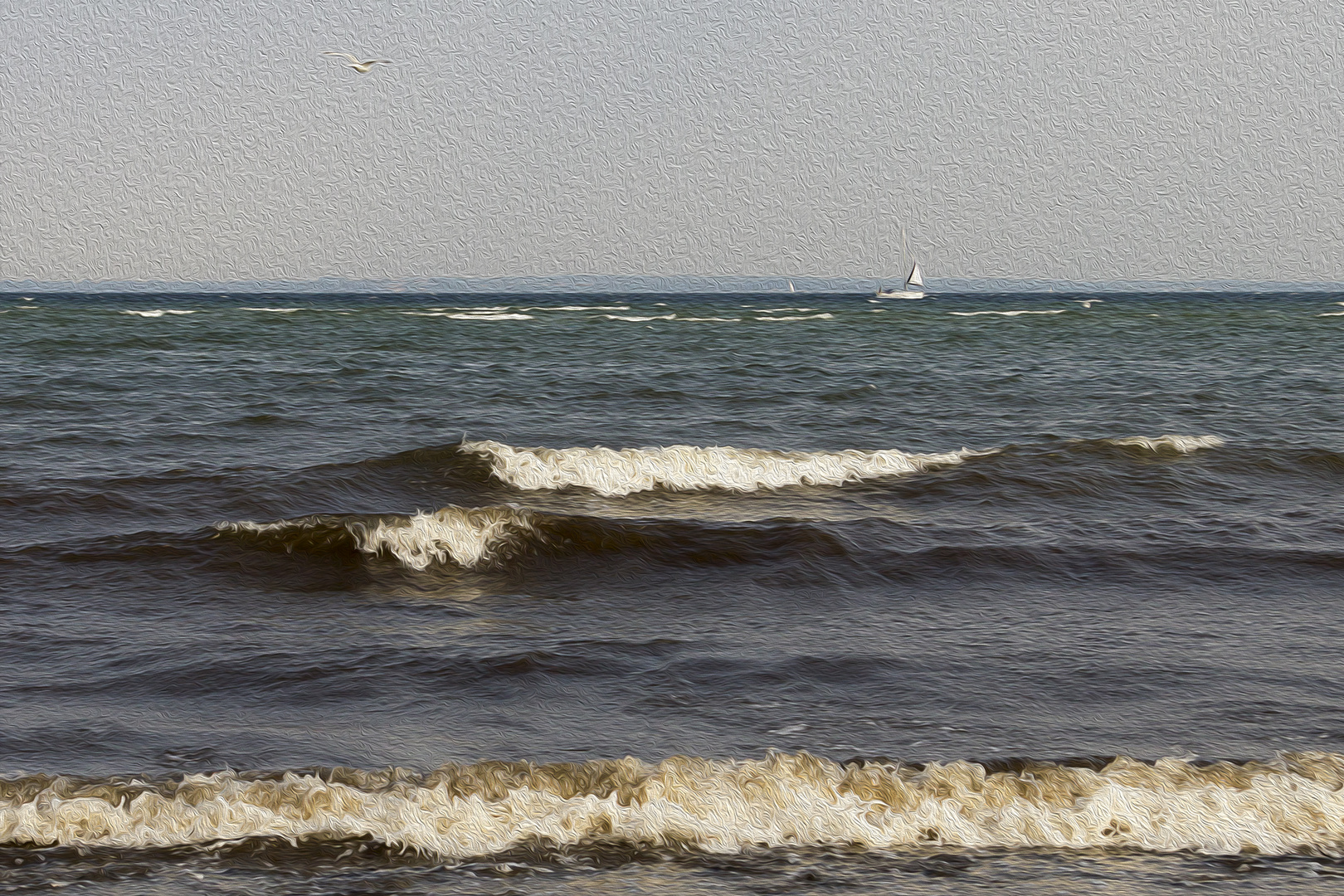 Ostsee als Öl-Gemälde