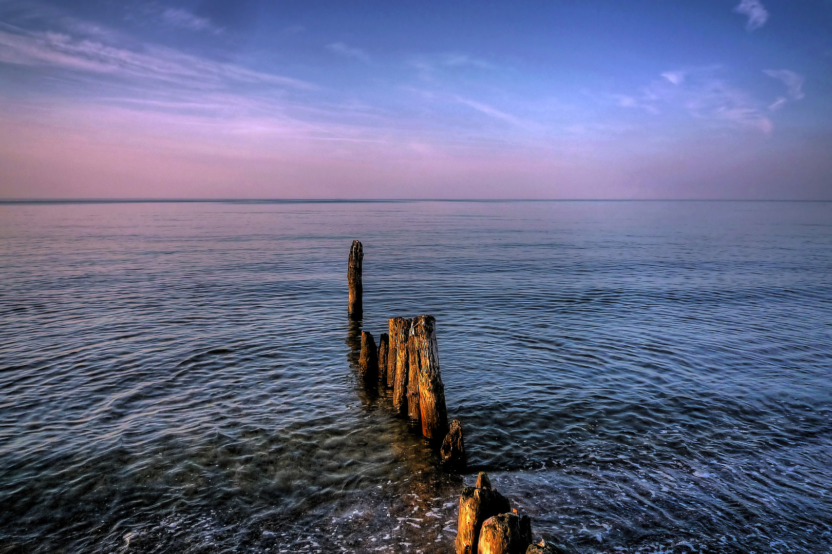 Ostsee bei Kühlingsborn im Sonnenuntergang