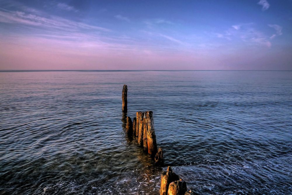 Ostsee bei Kühlingsborn im Sonnenuntergang von Jürgen Kozok 