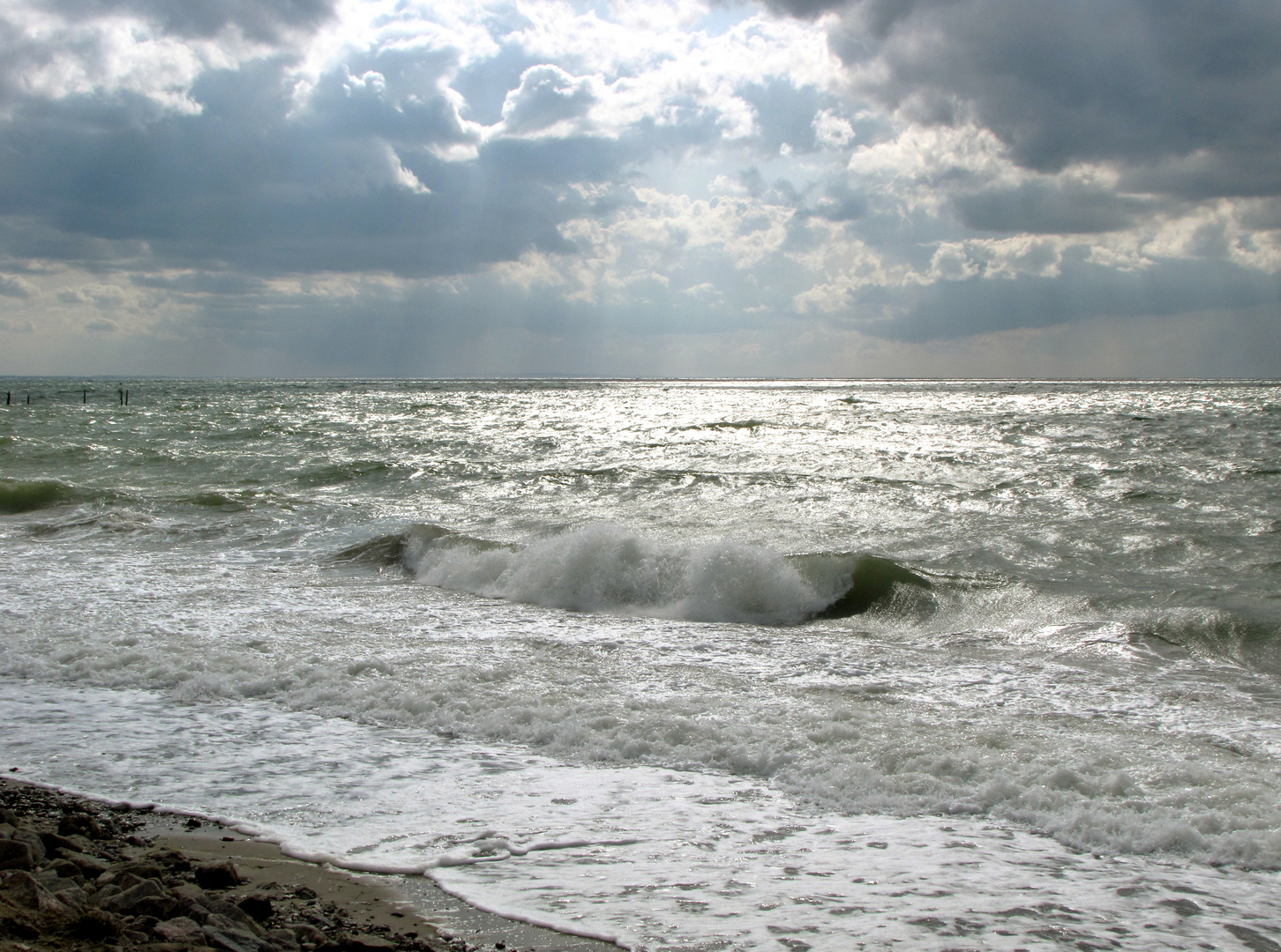 Ostsee bei Wind und Wetter