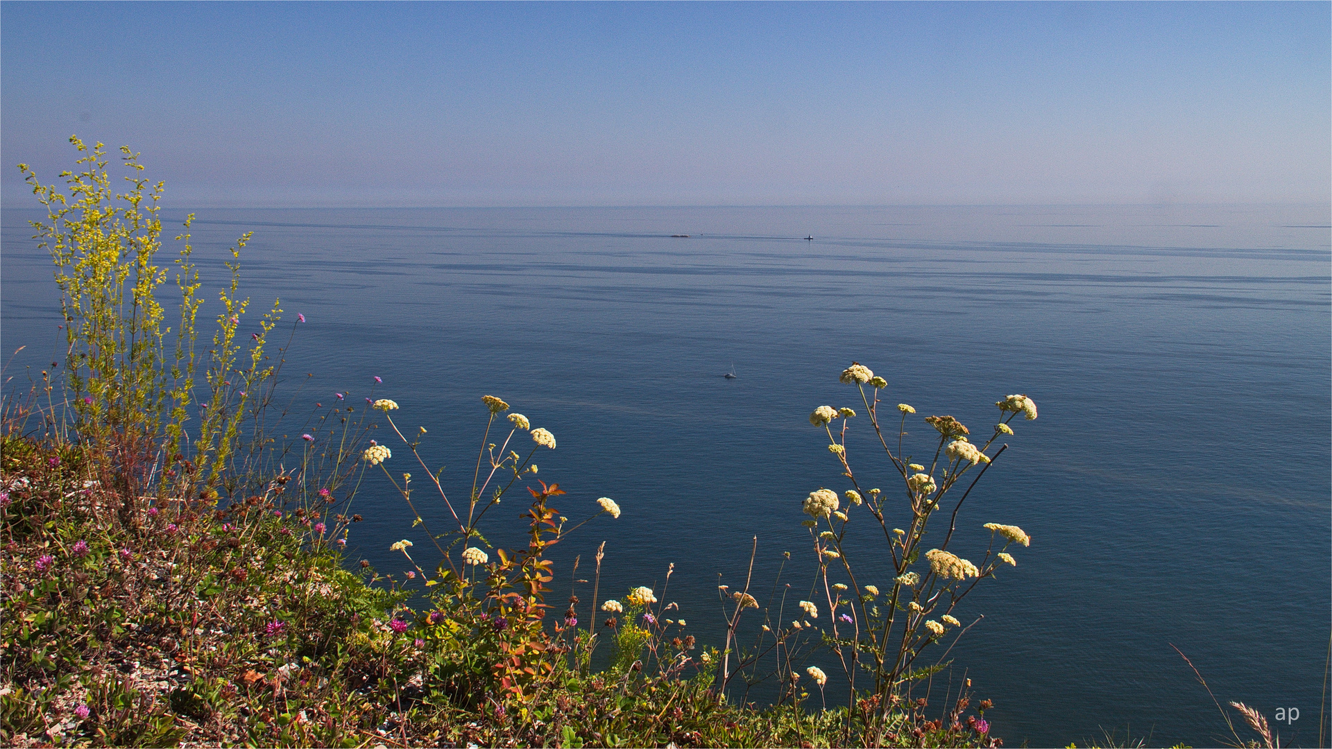 Ostsee - Blau mit Tupfern - Zugabe ein Sensorfleck