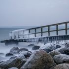 Ostsee Brücke Eiskalt