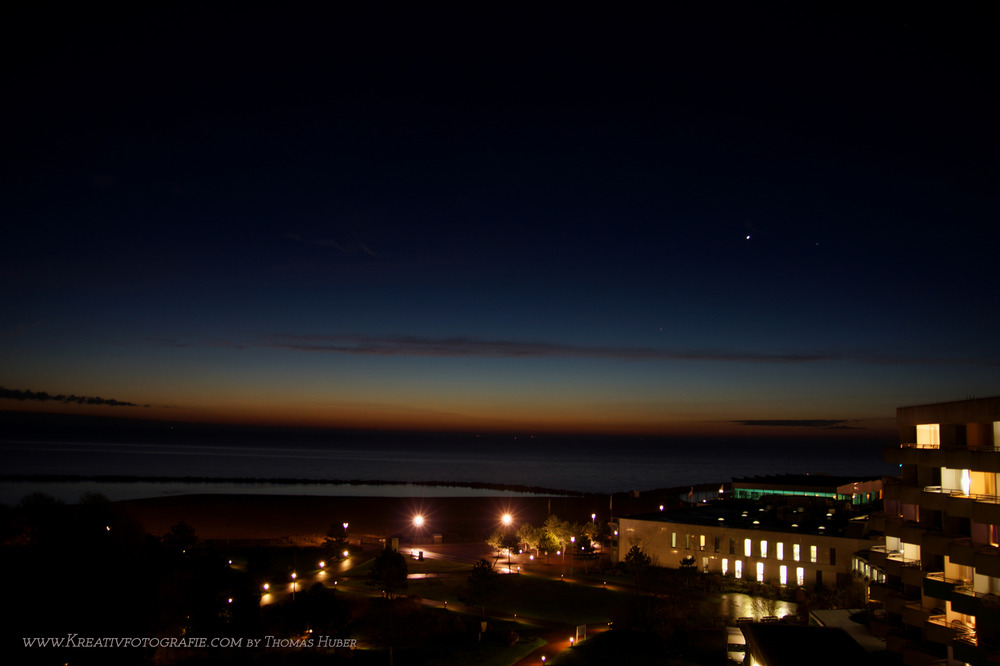 Ostsee Damp - Morgens bevor die Sonne aufgeht