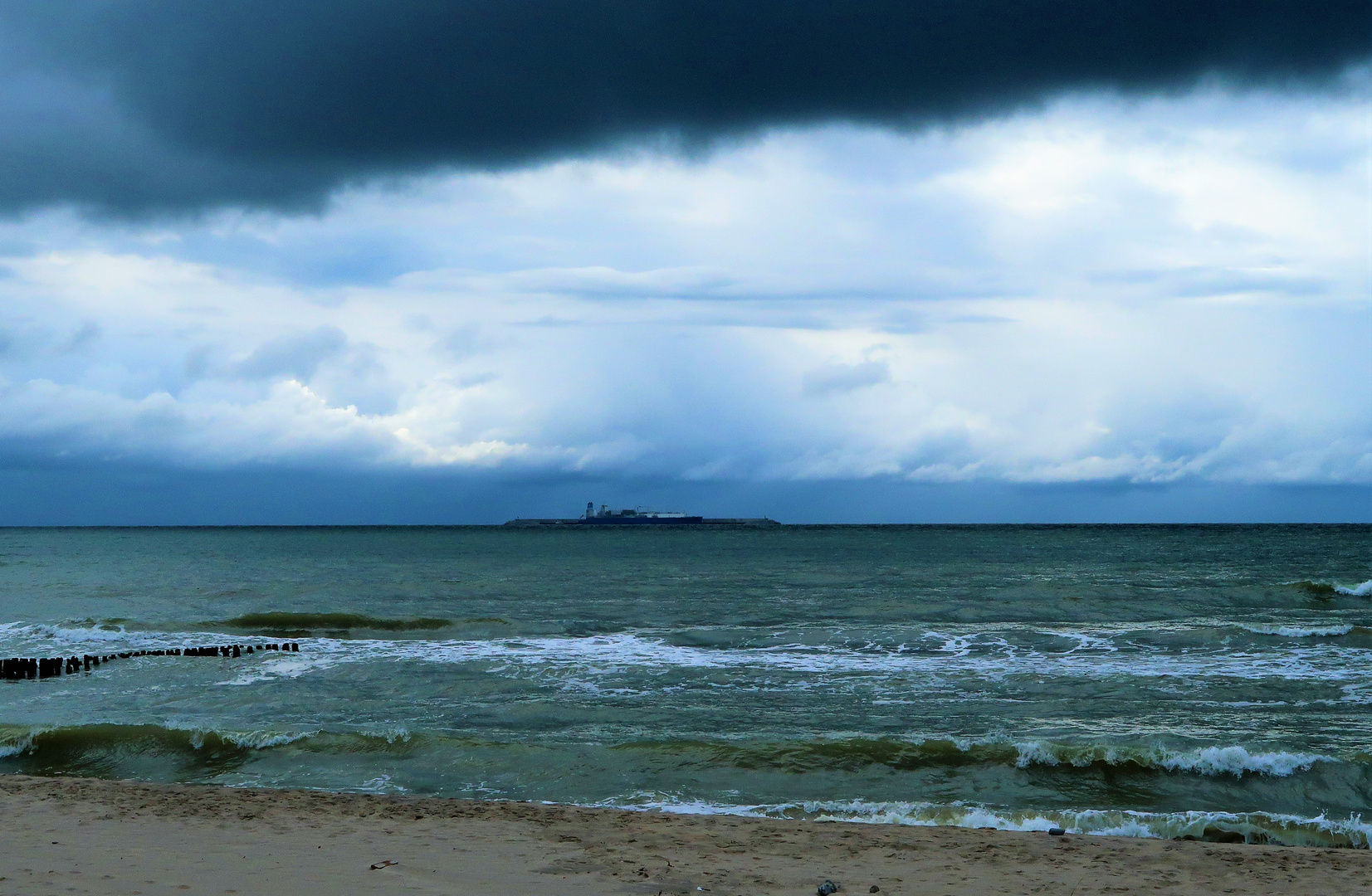 Ostsee, die täglich mehrmals geändert